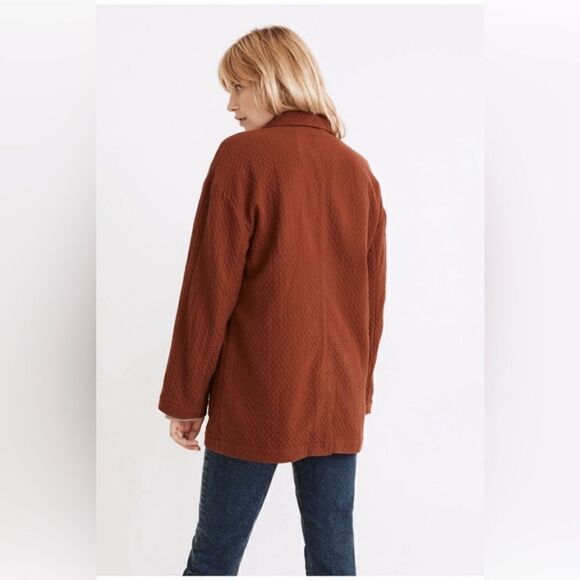 Madewell Diamond Jacquard Shaw Blazer. NWT XS - Picture 10 of 10